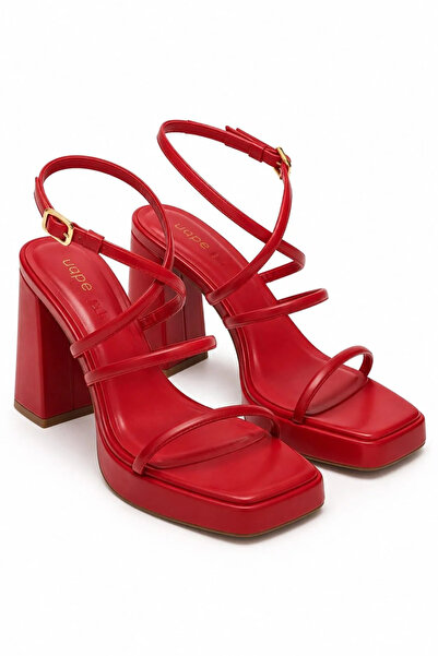 uqpe Women's Platform Heeled Ankle Strap Thin Strap Evening Dress Sandals Vio...