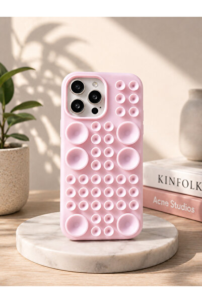 EskilikShop TREND SADECE İPHONE 15 PRO UYUMLU Kendiliğinden Vantuzlu Güçlü Tu...