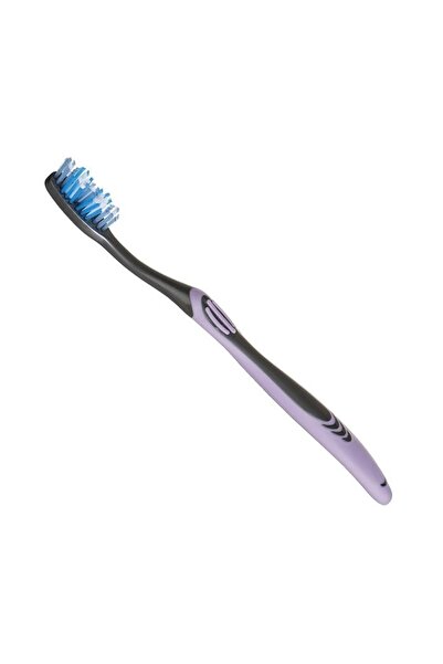 Jumbo Periuță de dinți pentru adulți, duritate medie, mâner ergonomic și igie...