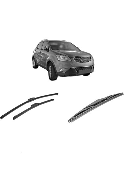 Bosch Σετ 3 υαλοκαθαριστήρων για SSANGYONG KORANDO VAN από το 2015, για το μπ...