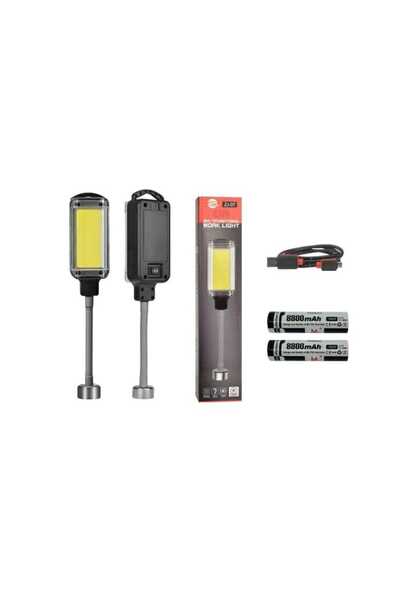 Tradesor Φακός εργασίας LED/COB με μαγνήτη - ZJ07 - 257439