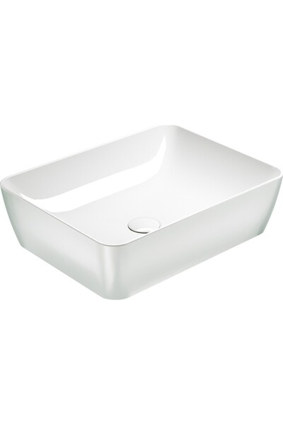 GSI Sand Platinum-White 9037-430300 Πορσελάνινος Νιπτήρας Μπάνιου Επιτραπέζιο...