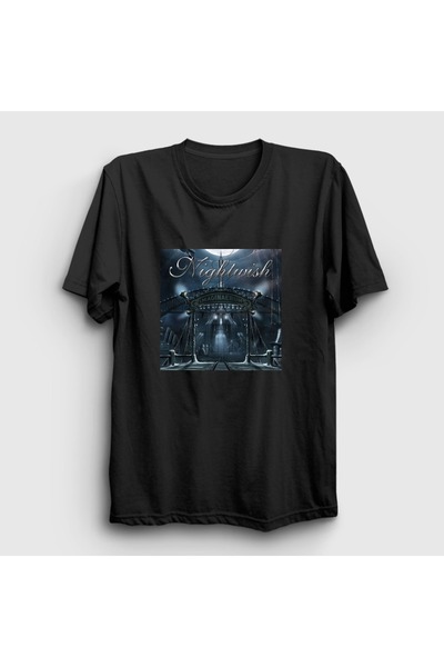 Presmono تي شيرت أسود للجنسين من Imaginaerum Metal Nightwish 612381tt