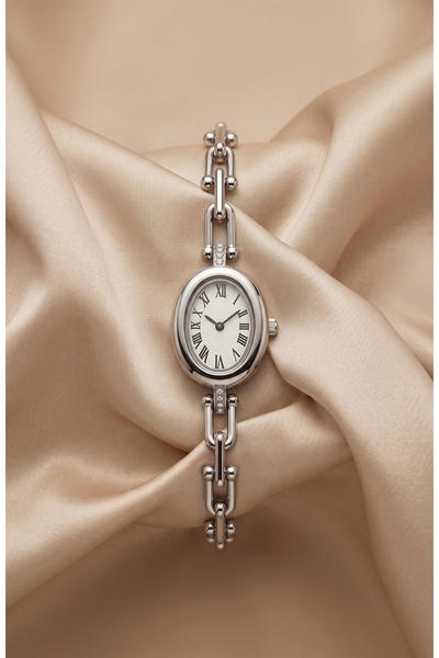 KLISHE Tifany Women's Steel Watch Silver Color Vintage Elegant Old Money Styl...