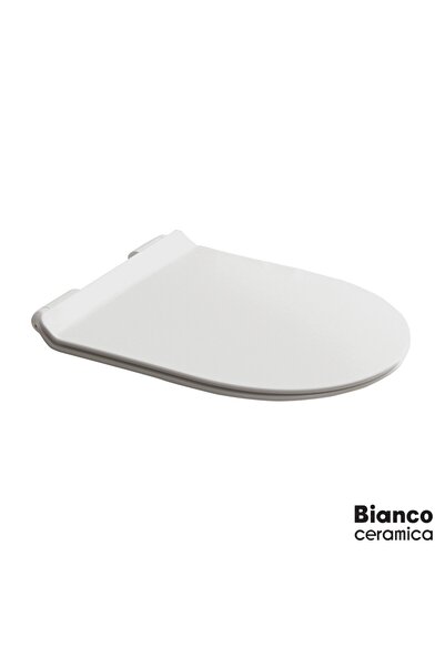 BIANCO CERAMICA 9620SC-300 Κάλυμμα Λεκάνης βακελίτη slim soft close White