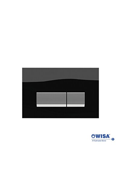 Wisa VIVENTE F390-400 Πλακέτα για Καζανάκια Διπλής Λειτουργίας Black Glass