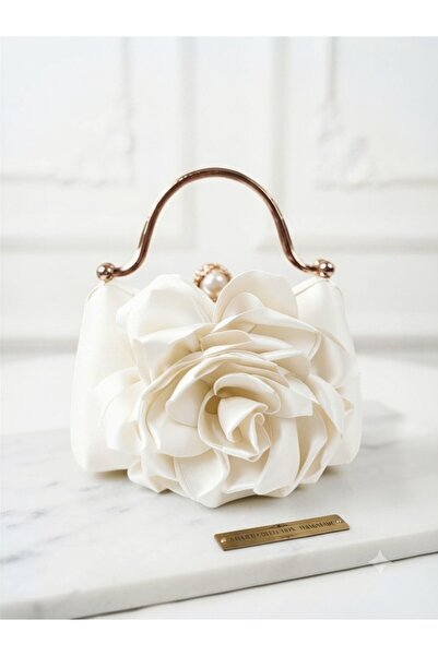Famels Rose Evening Dress Bag White Wedding/Wedding Ceremony and Special Mode...