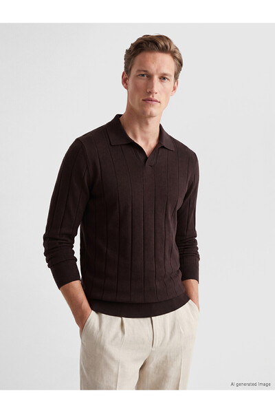 LC Waikiki Peak New Season Polo Neck Men's Knitwear Sweater