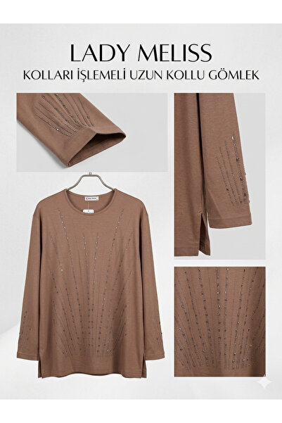 GÜLAY BUTTİK بلوزة الأمهات النسائية مقاس كبير