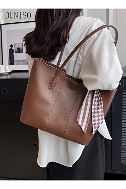 DUNISO Women's Shoulder Tote Bag Faux Leather Handbag for Women Large Capacit...