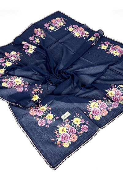 Huzurlu İpek Embroidered Cotton Writing 6588-07