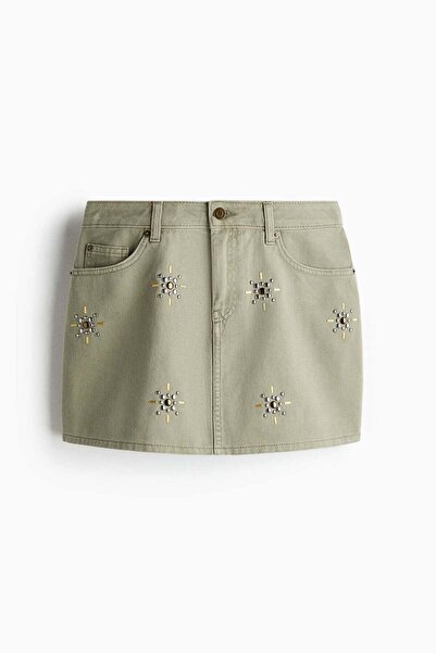 H&M Denim mini skirt