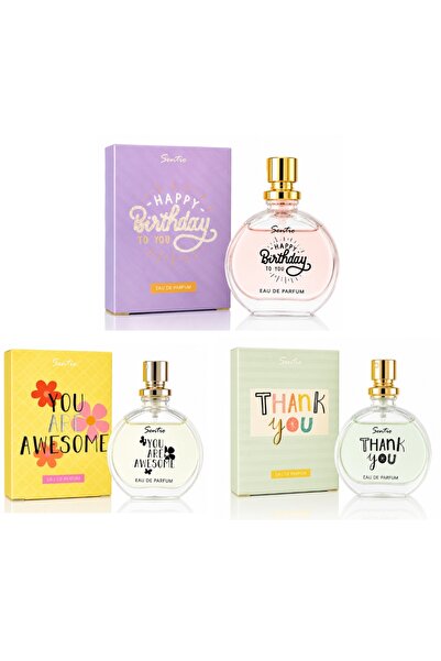 SENTIO Top Bottom Set 3 x 15 ml Eau de Parfum for Women, Collection Nine, Sen...