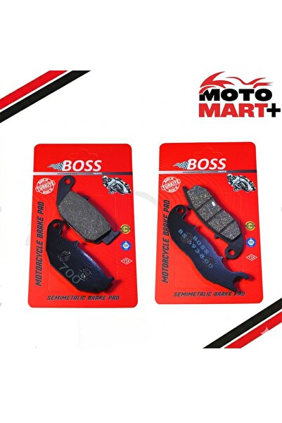 motomart+ Honda Crf 250 L Ön Ve Arka Balata Takımı Yarı Sinterli Btk00015