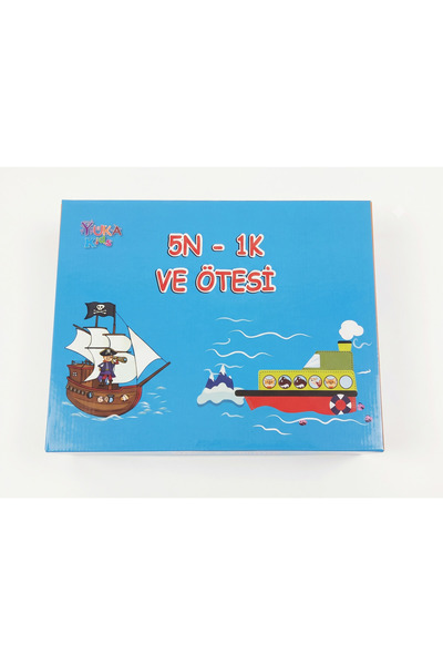 5N 1K Ve Ötesi Eğitici Dil Ve Konuşma Kartları Seti - Çocuk Kutu Oyunu
