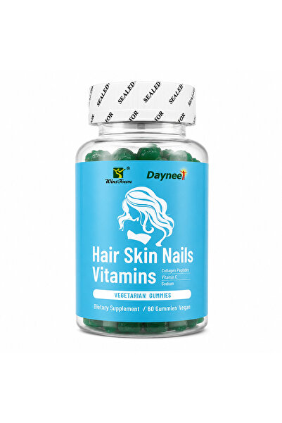 Daynee Food Supplement for Hair, Nails and Skin Support-60 Candies