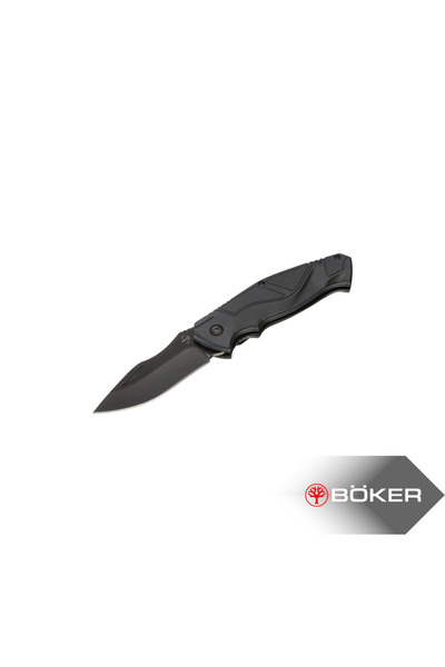 Böker Plus All Black Pro 42 D2 Çelik Katlanabilir Taktik Cep Çakısı