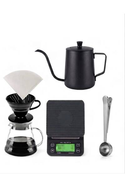 VESTRON Kahve Demleme Tanışma Seti V60 HomeBarista | 6'lİ Set VCT 601