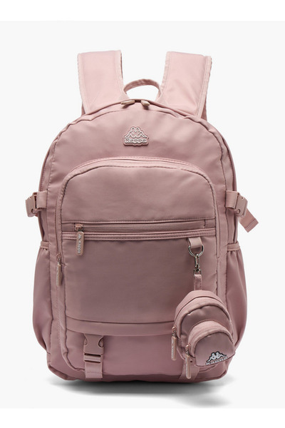Kappa Solid Backpack for Kids 13+ Years with Detachable Pouch