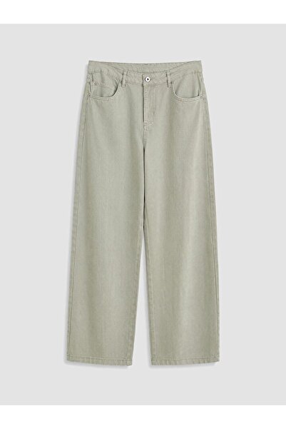 LC Waikiki Xside Gray Relax Fit Gabardine Men's Trousers