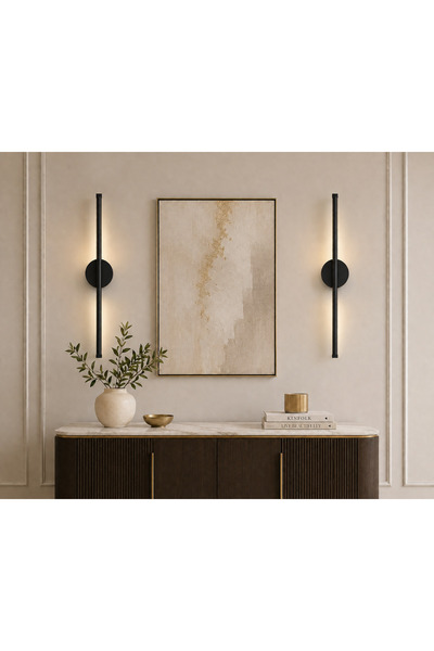 SMTSHOP 2-Piece Luxury Line 70 cm Led Wall Sconce Living Room Entrance Bedroo...