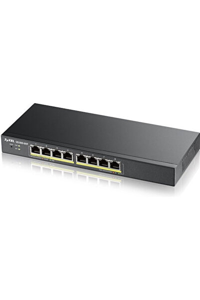 ZyXEL Switch PoE L2 gestionat GS1900-8HP cu 8 porturi Ethernet Gigabit (1Gbps)