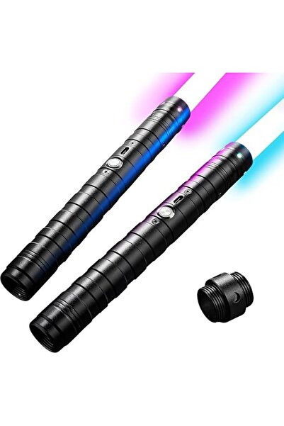 Arabest قطعتان من سيف الضوء RGB، سيف ليزر قابل لإعادة الشحن بـ7 ألوان، مجموعة...