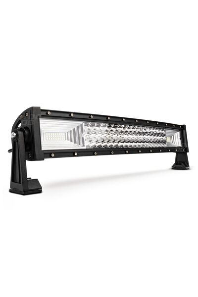 Avex Bară LED curbată off-road de 324W, tip proiector, 6500K, 9–36V