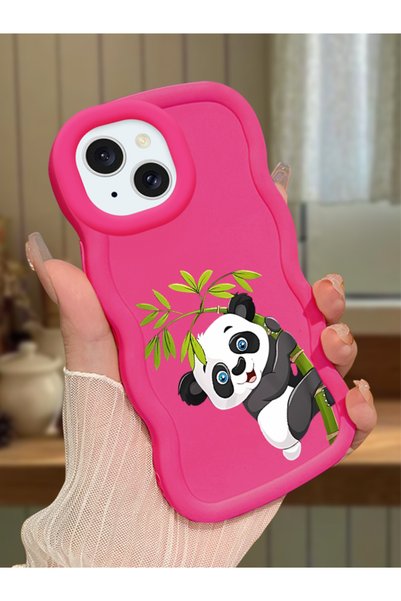 Hontinga iPhone 14 Compatible Case Camera Protector Red Silicone Couple Phone...