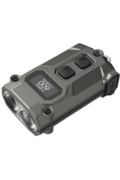 Nitecore Επαναφορτιζόμενος φακός μπρελόκ LED με μέγιστη φωτεινότητα 600lm Tin...
