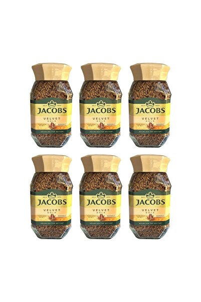Jacobs Velvet Gold 100 Gr Soluble Coffee X 6 Pieces