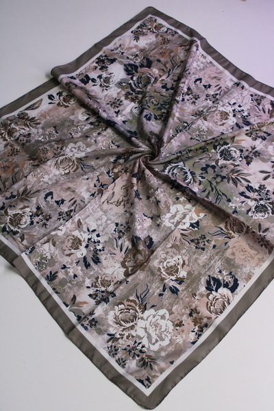 OttomanSilk Cotton Patterned Soft Scarf