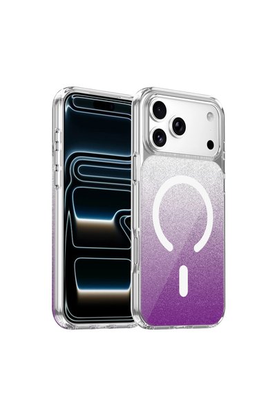 TheGencoo غطاء Onegif Apple iPhone 17 Pro/18 Pro Sora Simli Magsafe - أرجواني