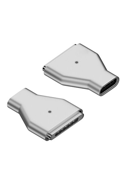 POWERTECH αντάπτορας τροφοδοσίας YX-MS3, USB-C σε Magsafe 3, ασημί