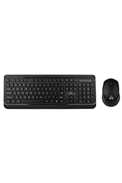 POWERTECH set ποντίκι & πληκτρολόγιο PT-1060, ασύρματο, 1600DPI, μαύρο
