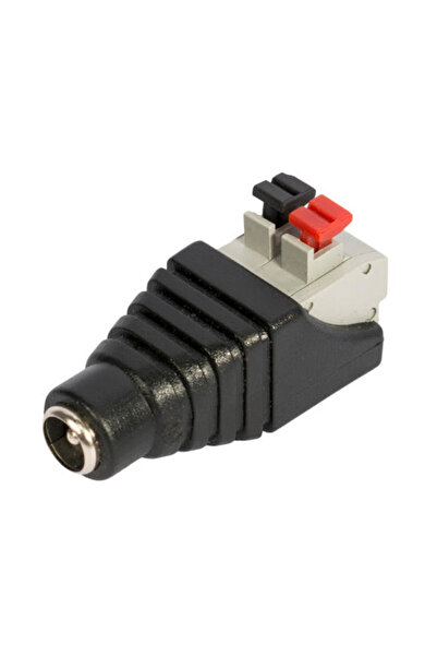 Folksafe βύσμα τροφοδοσίας DC θηλυκό DCFCP, 5.5x2.1mm, push-pin, 5τμχ