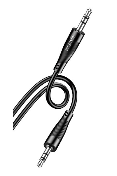 OEM KAKUSIGA καλώδιο ήχου 3.5mm KSC-893, AUX, 1m, μαύρο