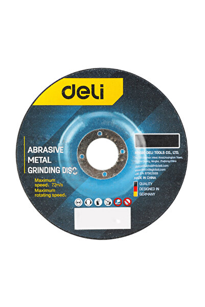 Deli δίσκος λείανσης μετάλλου DH-MGP115-E1, 115mm, 12000rpm, 5τμχ