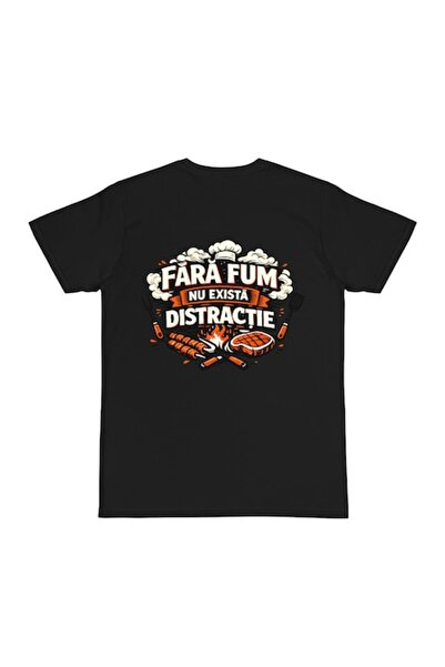 OEM Tricou personalizat cu mesaj: "Fără fum, fără distracție", 100% bumbac, n...
