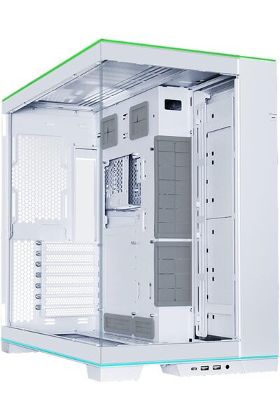 Lian Li علبة ألعاب O11 Dynamic Evo RGB E-ATX - إضاءة ARGB - تدعم مبردات بطول ...