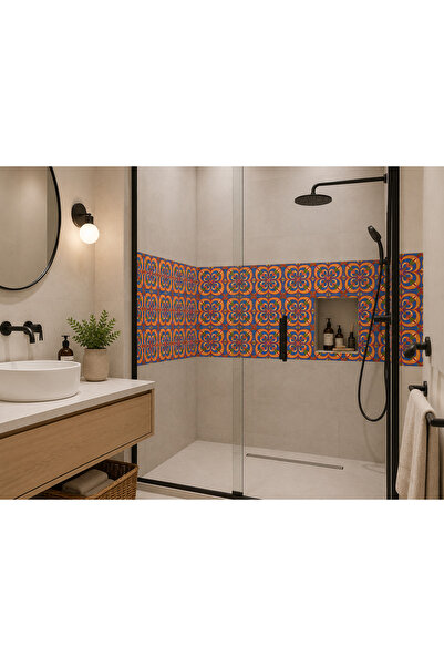 cyatelier Self-Adhesive Tile Sticker Kitchen and Bathroom Wall Sticker Waterp...