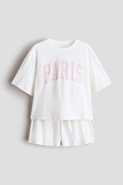 H&M Pamuklu Pijama Takımı