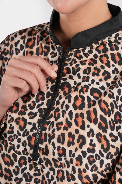 BAE MODEST Leopard Print Modest Swimwear 3-Piece Set