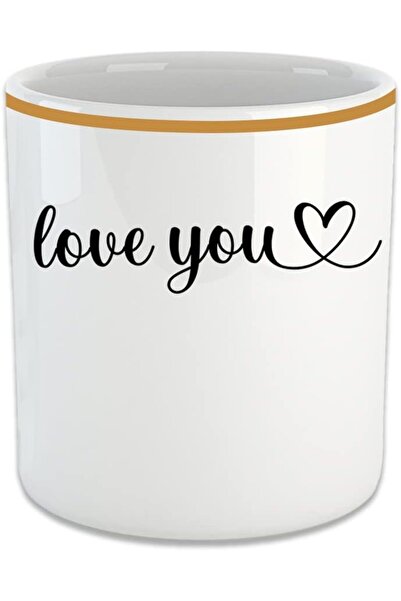 Yıldızan Sna Shop Vivas Love You Espresso, Double Turkish Coffee Cup - Cup Wi...