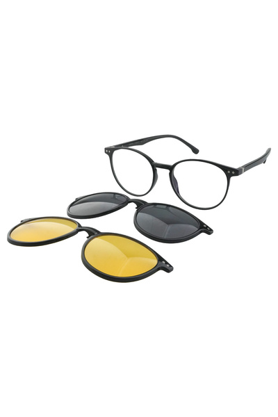 sun factory Yasmina 3-in-1 Clip-On Blue Light Filter+Anti-Reflective+Uv400 Pr...