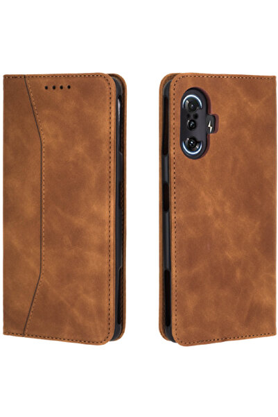 Bodycell Θήκη - Πορτοφόλι Xiaomi Poco F3 GT - Brown