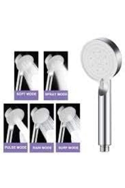 Yıldızan Msa Shop Golden 5-Function High Pressure Shower Head Joint 150 cm Ho...