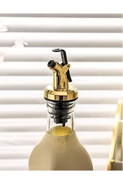 Yıldızan متجر msa shop Albergio Gold، جهاز تقديم زيت الطعام بدون تقطير، غطاء ...