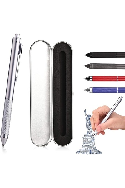 Generic 4-in-1 writing ballpoint pen and mechanical pencil, ballpoint pen wit...