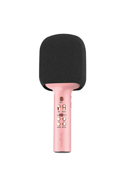OEM Μικρόφωνο Καραόκε Bluetooth με Ενσωματωμένο Ηχείο Ροζ maXlife MXBM-600 OE...